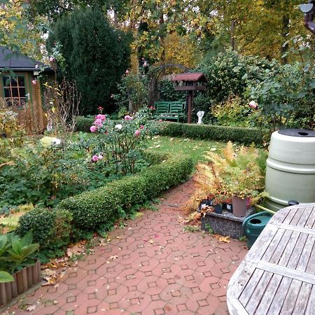 Ruhige, gemütliche 1-Zimmer Gartenwohnung für 2 Erwachsene und 2 Kinder Lubeca Exterior foto