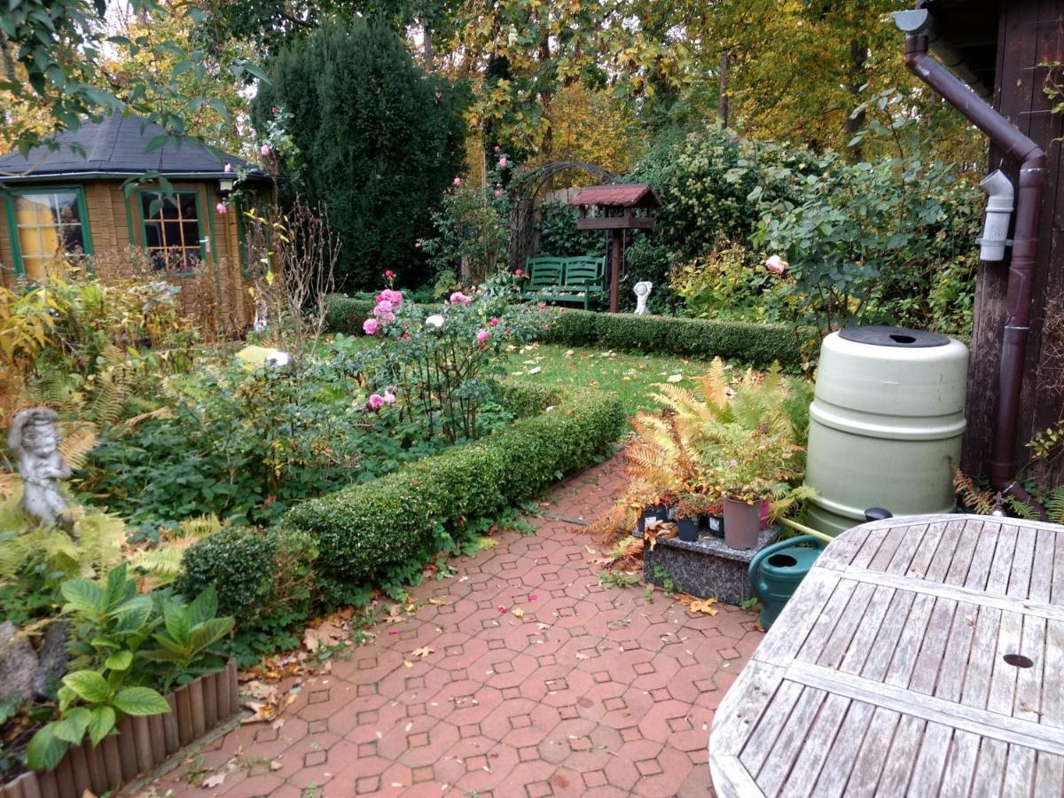 Ruhige, gemütliche 1-Zimmer Gartenwohnung für 2 Erwachsene und 2 Kinder Lubeca Exterior foto